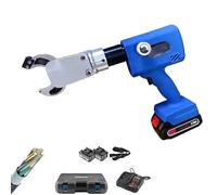 OZBME Coupe-câble hydraulique électrique Portable, Rechargeable sans Fil avec Batteries Amovibles, Force de sertissage élevée pour Une Coupe de Fil Efficace ()
