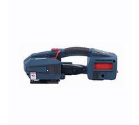 OZBME Machine de cerclage électrique portable, 6000 mA alimentée par batterie, outil de cerclage automatique en plastique, petite machine de cerclage de soudure pour machine de regroupement de bandes
