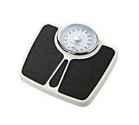 OZBME Pèse-personne mécanique, cadran rotatif de précision, balance de poids sain, analogique pour le bain, le fitness, sans batterie, 160 kg (noir)