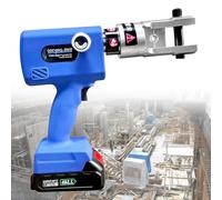 OZBME Pince à sertir hydraulique pour cosses de câbles électriques, avec Interrupteur Rotatif à Retour d'huile et éclairage LED, A ()