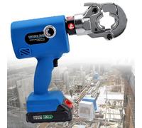 OZBME Pince à sertir hydraulique pour cosses de câbles électriques, avec Interrupteur Rotatif à Retour d'huile et éclairage LED, A ()