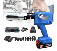 OZBME Pince à sertir hydraulique Rechargeable pour Tubes en cuivre, Presse à Tubes, avec têtes Multi-Tailles et Fonction de Retour d'huile, DN50 (DN50)