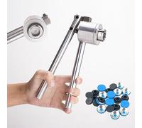OZBME Sertisseuse Manuelle Portable pour flacons, pour Une Fermeture sécurisée des Bouchons en Aluminium et en Plastique, idéale pour Les laboratoires médicaux (B 20 mm)