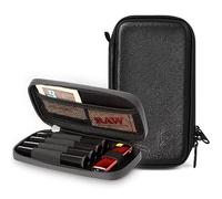 OZCHIN Sac anti-odeurs avec 4 tubes anti-odeurs avec doublure en carbone - Sac inodore pour médicaments - Récipient de rangement verrouillable pour les médicaments - Excellent cadeau pour un ami (noir