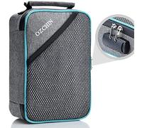 OZCHIN Sac anti-odeurs avec serrure à combinaison - 24,1 x 15,2 x 8,9 cm - Organiseur de fichiers - Boîte de rangement de voyage pour documents et objets de valeur