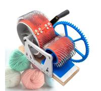 OzcNykt Cardeuse à Laine, Cardeuse Manuelle à Tambour pour Feutre De Laine, MéLange Rapide des Couleurs, pour Le Cardage des Fibres De Laine Et Les Amateurs D'Artisanat