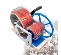 OzcNykt Cardeuse Manuelle à Tambour pour Feutre De Laine, MéLange Rapide des Couleurs, Planche De MéLange en Bois, pour Carder Les Fibres De Laine Et RéAliser des Ouvrages en Feutre