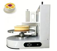OzcNykt Machine à décorer Les gâteaux, Machine Automatique à étaler la crème et à glacer, Outil de lissage et de glaçage à Vitesse réglable, pour Boulangerie, pâtisserie et Usage Domestique. White