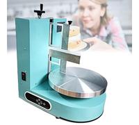 OzcNykt Machine à glacer Les gâteaux, étaleur de crème Automatique avec Vitesse réglable de 60 à 320 TR/Min, écran LCD, pour gâteaux Ronds de 10 à 30 cm, équipement de Boulangerie Professionnel Green
