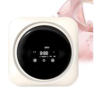 OzcNykt Machine à Laver pour sous-VêTements, Capacité De 3,5 Kg, Portable, avec éCran Tactile, Essoreuse IntéGréE, IdéAle pour Les RéSidences éTudiantes Et Les Appartements De Vacances Wall-Mounted