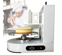 OzcNykt Machine Automatique de décoration de gâteaux, Machine à étaler la crème glacée, Faible Niveau sonore, Outil de glaçage pour la pâtisserie Maison et Les Petites boulangeries White