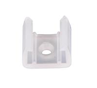 OZDINGQ Connecteurs à Clips de fixation de bande LED, 20 pièces, for la fixation de la lumière néon 2835 V COB, boucle en plastique, accessoires flexibles 10/12/14/17/20mm (Color : 12MM)