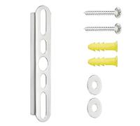 OZDINGQ Support de montage de luminaire, vis et écrous de plafonnier Plaque de suspension fendue for kit de barre transversale de lustre de plafond, plaque de montage avec vis(140mm)