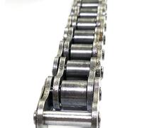 OZDOWSKI Chaîne à rouleau de 5 m 16B-1 (25,4 mm) Simplex à une rangée conforme à la norme DIN 8187 / ISO 606 - Chaîne haute performance en acier trempé pour grandes installations et agriculture avec