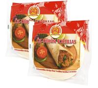 Ozdurum Galettes type tortilla - Souples, Prêtes à garnir, 20 cm de diamètre | Origine Turquie | Pack de 16 pièces - Poids net 800 g, 2 Paquets
