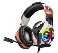 Ozeino Casque de Jeu pour PS4 PS5, Son Surround 3D avec Microphone antibruit, Casque pour Ordinateur Portable Xbox One Switch Mac