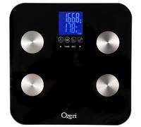 Ozeri Touch - Balance digitale 200kg maximum - Mesure le poids, les quantités de graisse, d'eau, de muscle et d'os - Fonction mémoire 8 profils