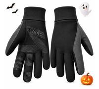 OZERO Gants Chauds d'hiver pour Hommes et Femmes conviennent à l'écran Tactile, Gants Coupe-Vent pour la Conduite sous Le Climat Froid, Le Cyclisme, Le Ski, Le Travail en Plein