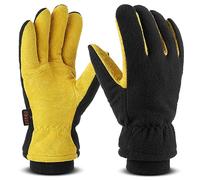 OZERO Gants Hommes Femmes Hiver Gants de Cyclisme Gants de Course à Pied Coupe-Vent Respirant Antidérapant Idéal pour Vélo Exercice Sport Running Ski Snowboard Moto