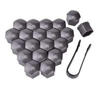 OZFRVXUG Voiture Capuchons D'éCrou De Roue pour VW Touran II (2) 2015-2024, Boulon de Roue Cache-écrous Couvercle Antipoussière Protecteurs Kit de,BGrey-17mm