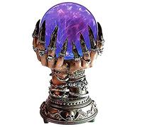 Ozgkee Boule magique clignotante, décoration Halloween céleste (29 cm)