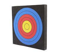 Ozgkee Cible de tir à l'arc en mousse EVA, carrée, noire, 50 x 50 x 5,1 cm, cible de chasse
