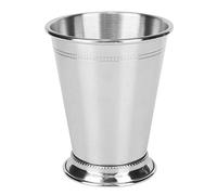 Ozgkee Julep Cup, Vintage Mint Julep Cocktail Cup Metal Cup Tasses à Boire en Acier Inoxydable incassables Verres à Shot Verres à Margarita pour la fête du Bar à la Maison, 400 ML