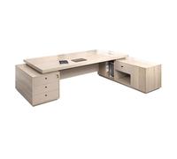 OZGSWJ Simple et léger Luxe Position Hôte Indépendant Bureau Professionnel Quatre Tailles Disponibles en L Grande Capacité Rangement Armoire Bureau Panneau Épais Mobilier D’Affaires