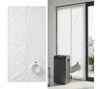 Oziral Kit d’Étanchéité Porte et Fenêtre 120x240cm avec Passage à Cordon & 8M Bandes Adhésives - Joint de Porte pour Climatiseurs Portables, Calfeutrage Climatiseur Mobile