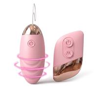 Oziral Œuf vibrant télécommandé 12 vibrations sextoy femme couple Rose