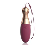 Oziral Vibromasseur avec télécommande, stimulation du point G et du clitoris, 10 modes de vibration, sextoy pour couples et femmes, œuf vibrant rechargeable, style boule de bowling, violet