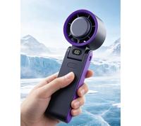 OziWind Portable Handheld Fan Ice-Cool Speed Foldable，Black