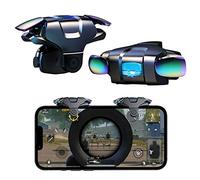 Ozkak Contrôleur de Jeu Gachette Mobile, Tir Rapide Clic à Haute Fréquence Automatique 5 Niveaux, L1R1 Déclencheur Trigger Tirer Téléphone Portable Gamepad Joystick pour PUBG Android et iOS