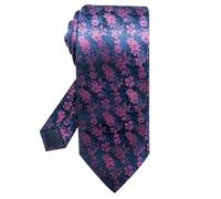 OZLCUA Cravates De Bureau Cravate en soie à rayures for homme, accessoire de costume, idéal for un mariage, lieu travail, anniversaire, cadeau(Color-51)