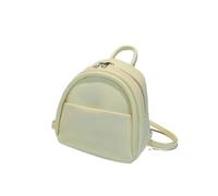 OZLCUA Mini Sac A Dos Sac à dos de voyage décontracté la mode for l'été, sac bandoulière simple, double texturé, couleur pure, main élégant(Yellow)