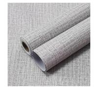 OZLCUA Papier Peint Papier peint autocollant motif lin, vinyle imperméable, idéal for la décoration de maison, les armoires murales, le papier contact(40cmx1m)