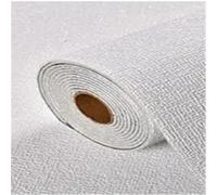 OZLCUA Papier Peint Thermique Stickers muraux en mousse 3D auto-adhésifs PVC, couleur unie, épais, imperméables, effet lin, for la décoration intérieure(Linen White,1000cmx50cm)