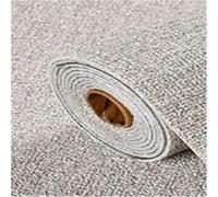 OZLCUA Papier Peint Thermique Stickers muraux en mousse 3D auto-adhésifs PVC, couleur unie, épais, imperméables, effet lin, for la décoration intérieure(Linen Grey white,1000cmx50cm)