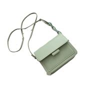 OZLCUA Petit sac à bandoulière en cuir PU léger for femmes, main rabat, bourse de voyage d'été for(Green)