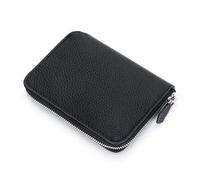 OZLCUA Portefeuilles de Luxe en Cuir véritable for Femmes, Porte-Cartes, Porte-Monnaie et d'identité, Organiseur for, Affaires(Black)