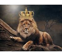 OZLHSP Adulte Puzzle 1500 Piece Lions Animaux 87x57cm