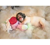 OZLHSP Puzzle 3D Fille 1500 Piece Chiots Animaux 87x57cm