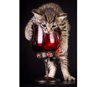 OZLHSP Puzzle 500 Piece 3D Chatons Animaux 52x38cm