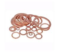 OZLIYY Joint Plat en Laiton et cuivre for Bouchon de Carter d'huile, 1,5 mm, M10,5 M12 M13 M14 M16 M17 M18 M20(M17x24x1.5 10Pcs)