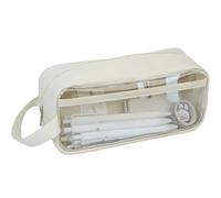 OZLMBERN Boîte à Crayons créative, Sac à Crayons Transparent pour Examen, Sac de Papeterie en PVC, Sac de Rangement de Grande capacité pour élèves du Primaire