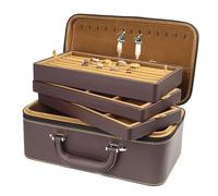 OZLMBERN Boîte de Rangement de Bijoux, Valise à Bijoux, boîte à Bijoux Professionnelle Portable, boîte de Rangement de Bijoux Multicouche séparable