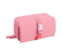 OZLMBERN Creative Pencil Case Hand-Held Stationery Bag Primary School Students' Large Capacity Stationery Box for Girls(B)