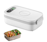 OZLMBERN Heating Lunch Box Wireless No Need To Plug In No Water Injection Portable Classroom Electric Lunch Box Insulation
