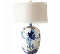 OZLMBERN Lampe de Table de Chevet simplifiée Style Chinois Lampe de Table en Porcelaine Chambre Salon Lampe de Table créative en céramique