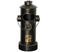 OZLMBERN Poubelle extérieure fer Art créatif Style industriel rétro bouche d'incendie cendrier poubelle maison bac de rangement